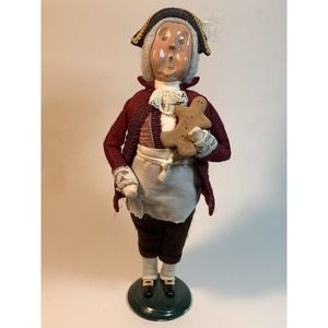 Byers Choice Carolers Gingerbread Cookie Seller British Colonial 1996 Signed